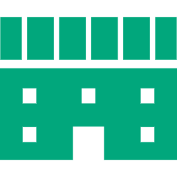 診療所の建物のイメージイラスト
