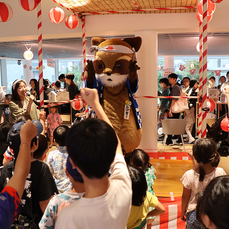 しろひげ在宅診療所の夏祭りイベントの様子